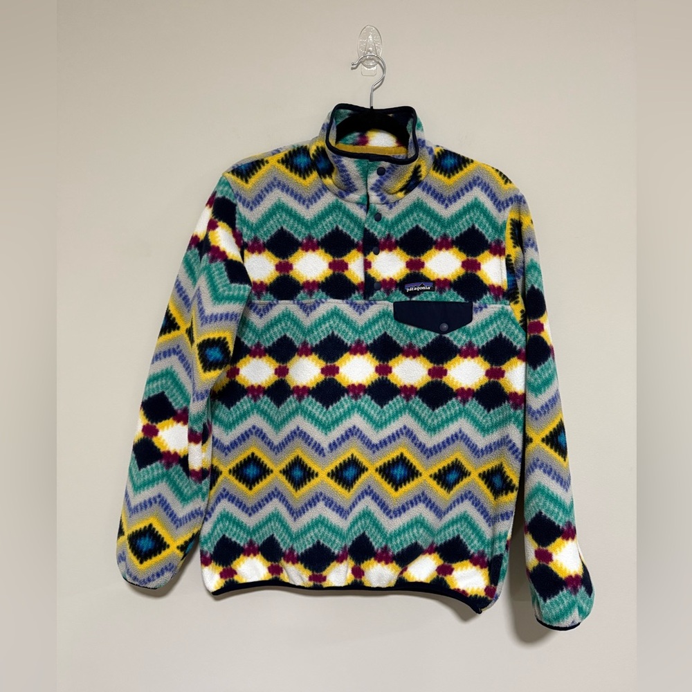 Patagonia Women’s Synchilla Original Snap-T Fleece Aztec Tribal Multicolor